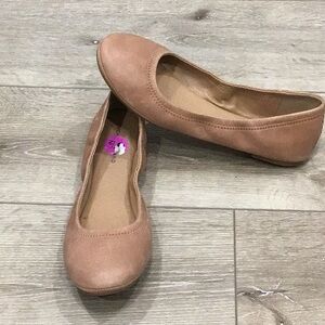 Lucky Brand Tan Leather LK-EMMIE Ballet Flats Shoes